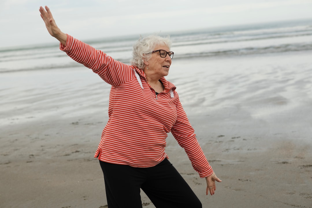 An active woman doing light exercise, representing pelvic floor health and lifestyle management