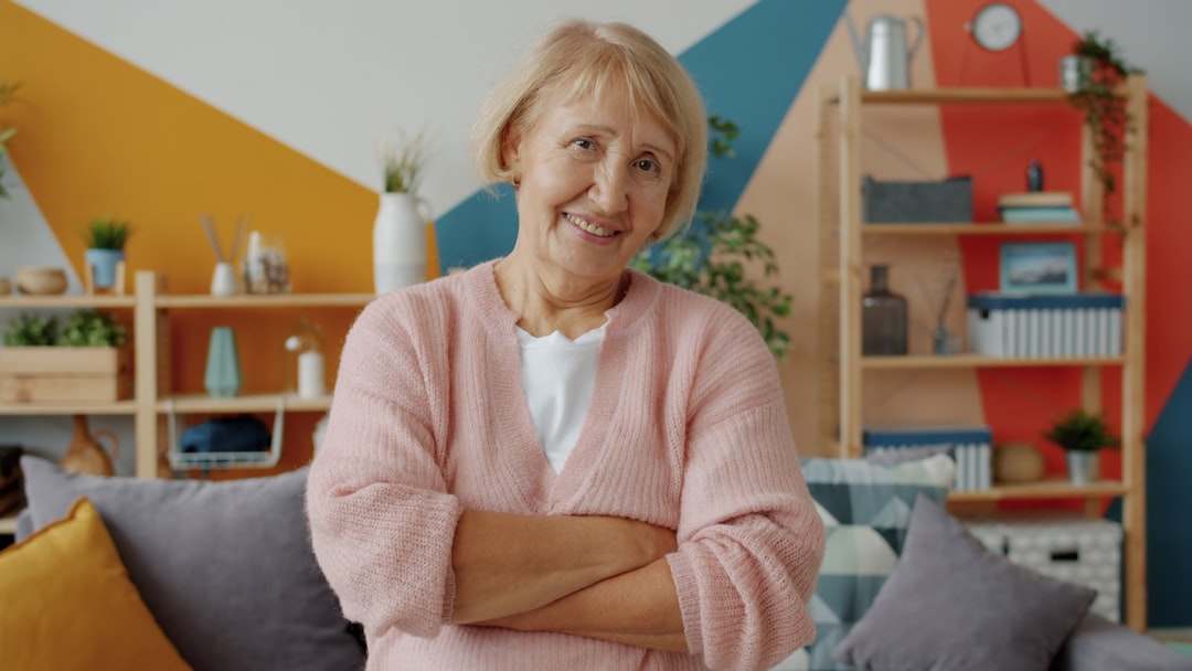 A woman looking thoughtful and composed, representing bladder health challenges